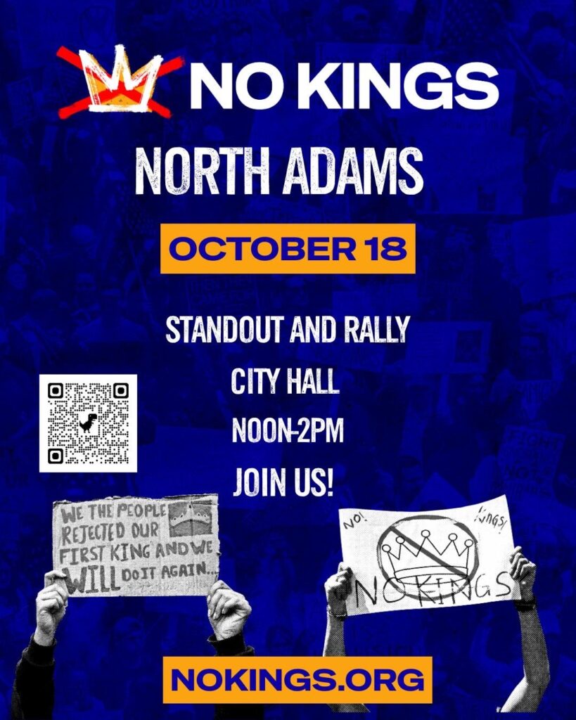 NO KINGS 2 NORTH ADAMS updated flyer